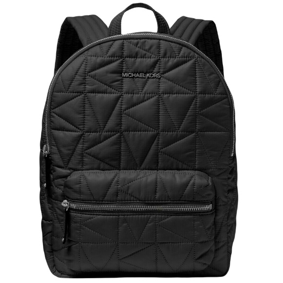 Michael Kors Winnie Medium Quilted Backpack Shoulder Bag Black $398 Nwt - Picture 1 of 4